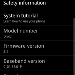 Android 2.1 Flan 1